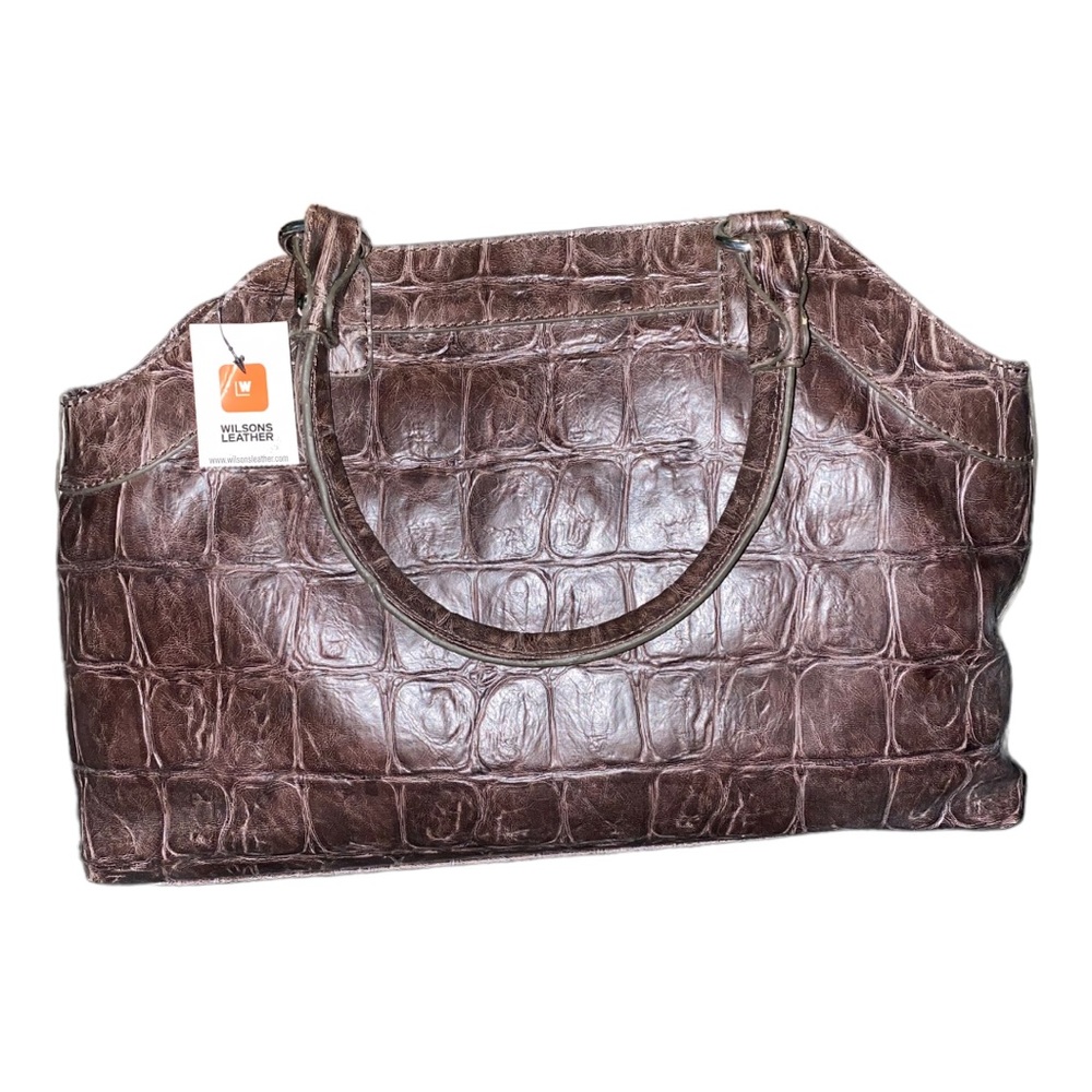 Wilson leather vintage “It’s Croc” purse.